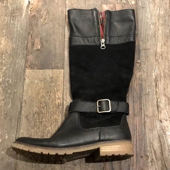 Shoes - SIERRAWEST black/plaid leather boots